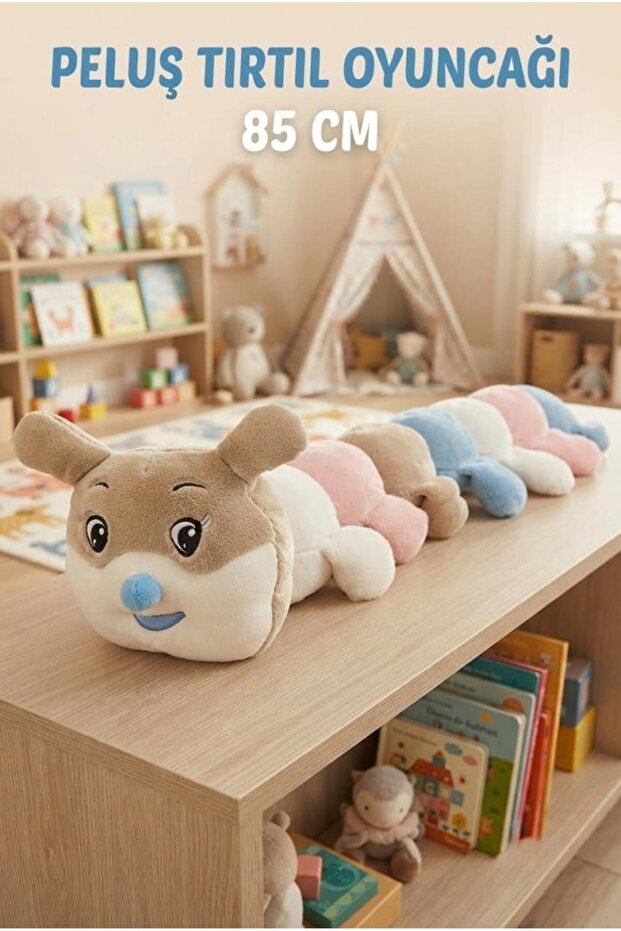 Plush Caterpillar 85cm Cute and Comfortable: Plush Sleeping Pillow and Hugging Companion Decorative Toy