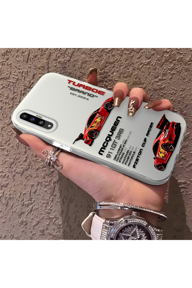 Samsung Galaxy A50/A50S/A30S Compatible Daily Use Compatible Trend Racing Car Case, Protective Cover