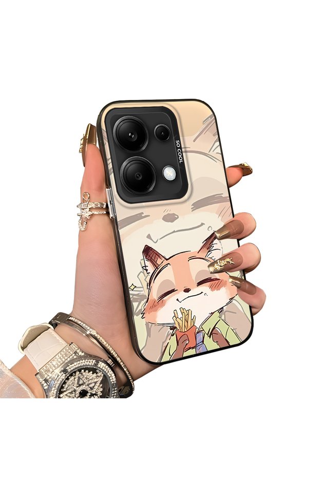 Xiaomi Poco M6 Pro 4g Compatible Hard Acrylic Back Silicone Edge Lens Protection Double Case