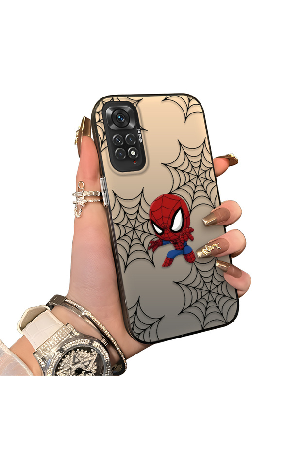 Xiaomi Redmi Note 11/Note 11S Compatible Hard Acrylic Back Silicone Edge Lens Protection Double Case