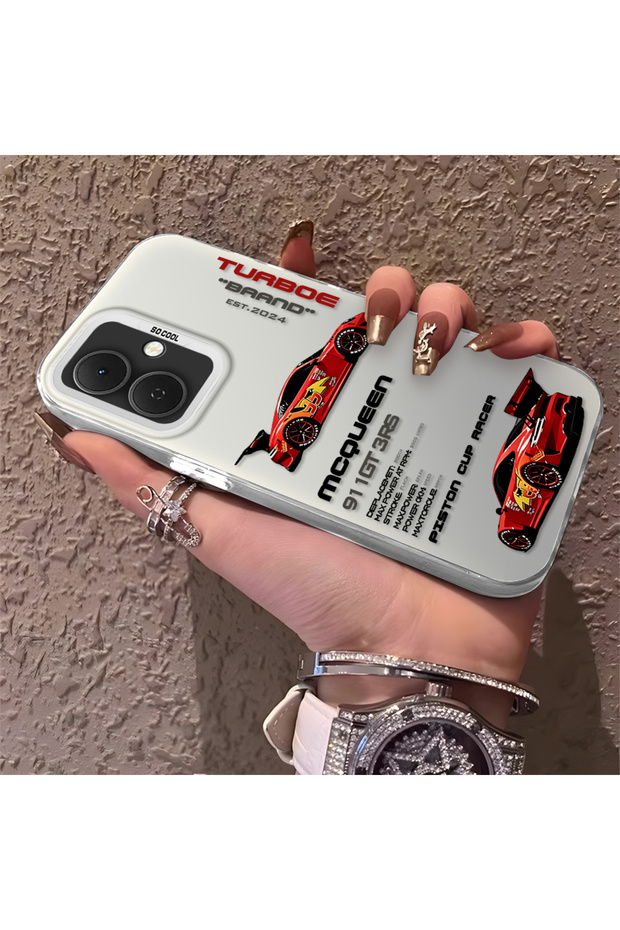 Tecno Spark Go 2 Compatible Daily Use Compatible Trend Racing Car Case, Protective Cover