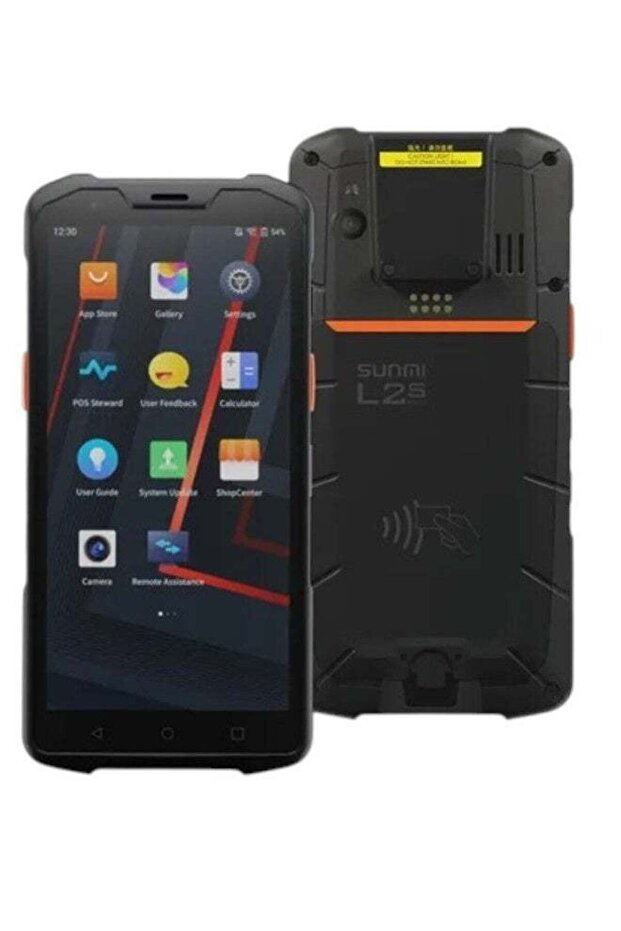 L2s Pro Smart Field Inventory Device | 4GB RAM + 64GB ROM | Rugged Android PDA Barcode Scanner | 1D/2D Scanner | 4G WiFi NFC | IP68 Mobile Terminal | Black