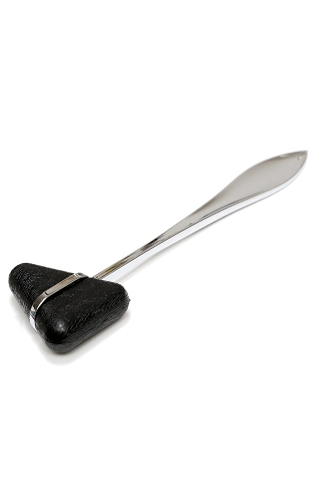 black Medical Triangle Percussion Neurological Hammer Percussor Diagnostic Reflex Hammer Nerve Tool