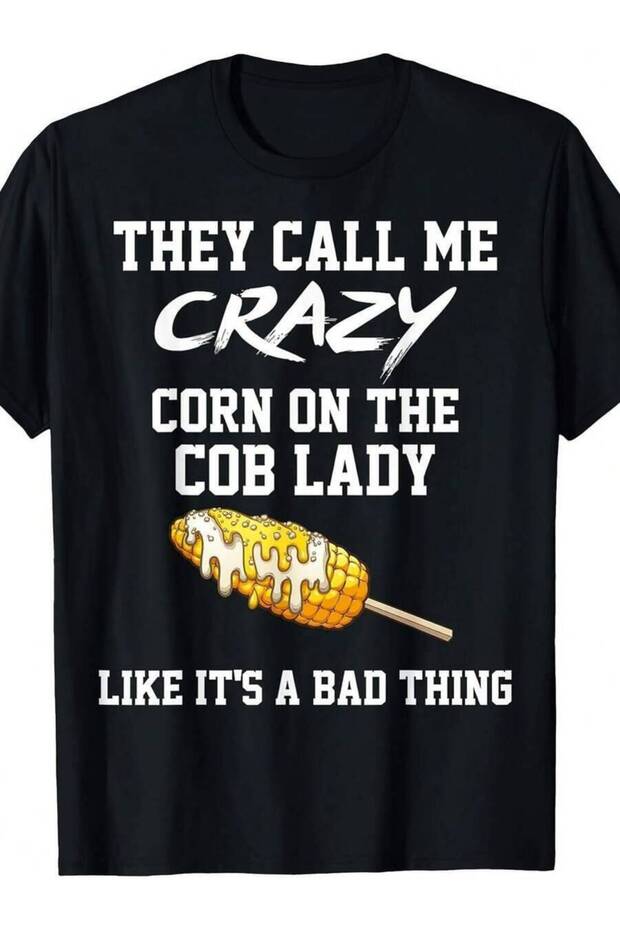 ملابس Corn On The Cob - تي شيرت بتصميم مضحك ولطيف لمحبي الذرة