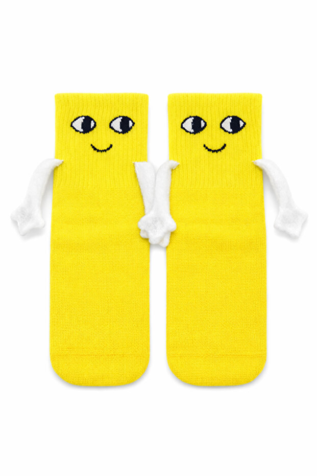 Yellow Hand-In-Hand Children's Socks