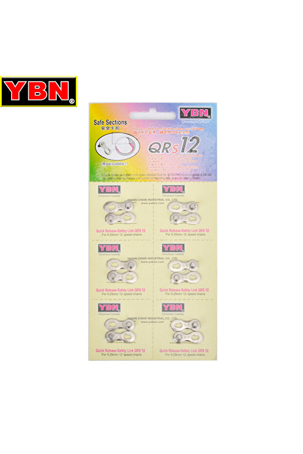 12s 6pair YBN 6 Pair Bike Chain Quick Link Mountain Cyclingl Bicycle Chain Missing Quick Connector C