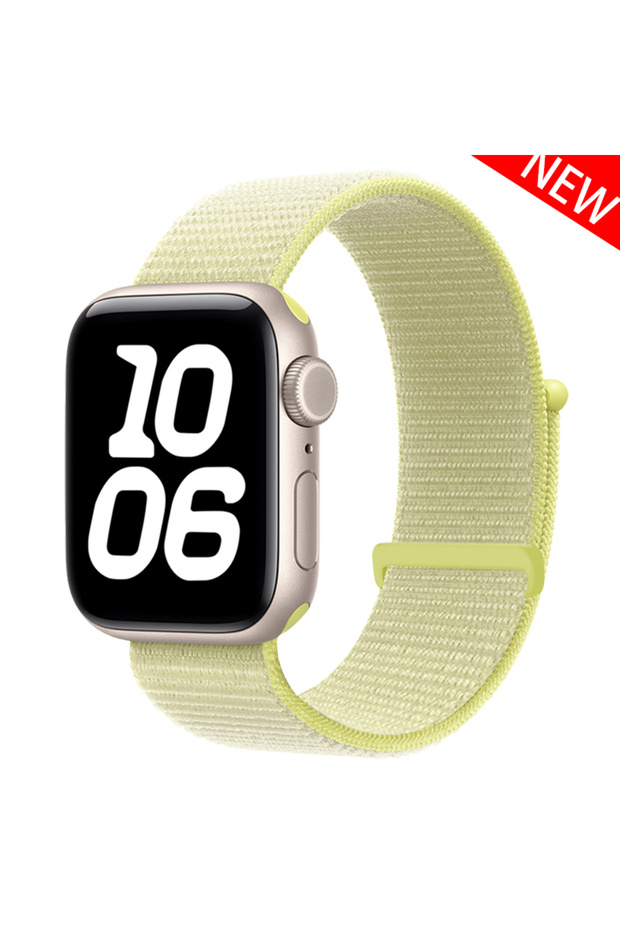 S10-42mm 38 40 41mm 124 Neon Yellow Nylon Loop For Watch Strap 45mm 44mm 49mm 46mm 40mm 41mm 42mm C