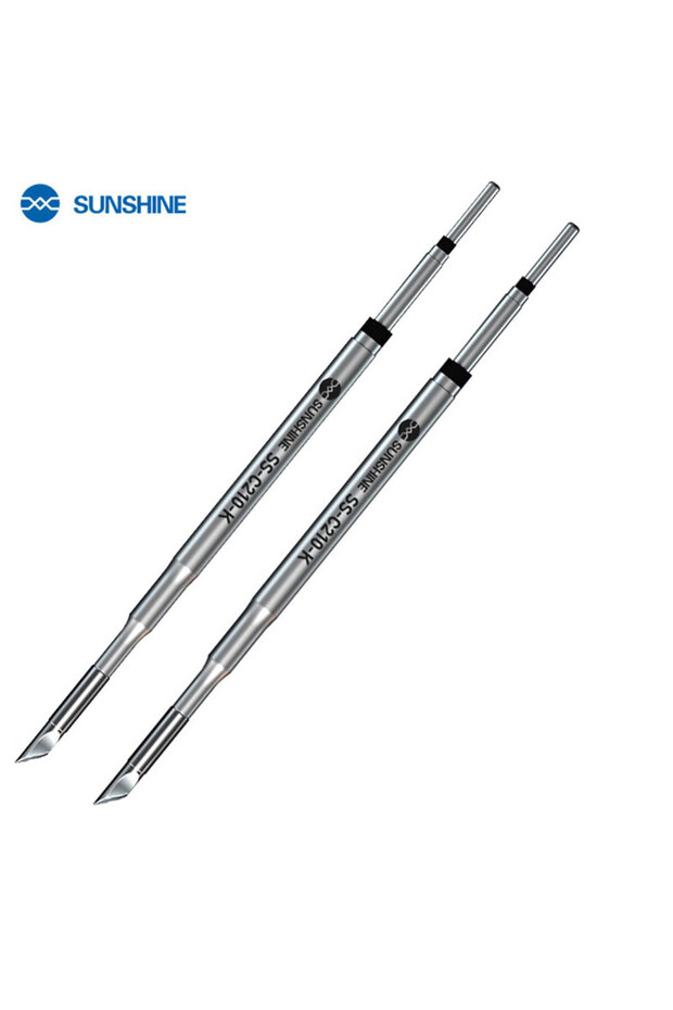 SS-C210-K 2 pcs Lead-free Sunshine SS C210 Soldering Tip Universal GVM T210 T26 T26D S21 Tips Fast H