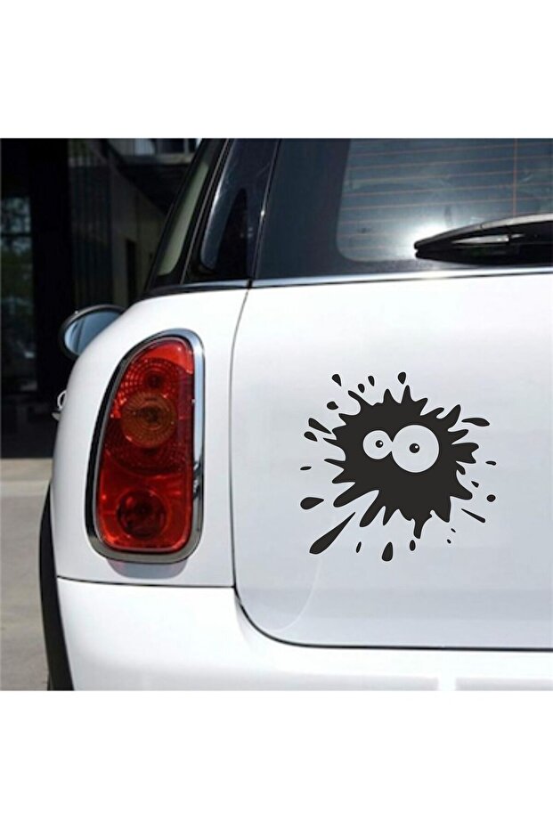 Splashed Paint Vehicle, Car, Auto, Motorcycle, Helmet, Laptop, Glass Sticker 15X14 cm