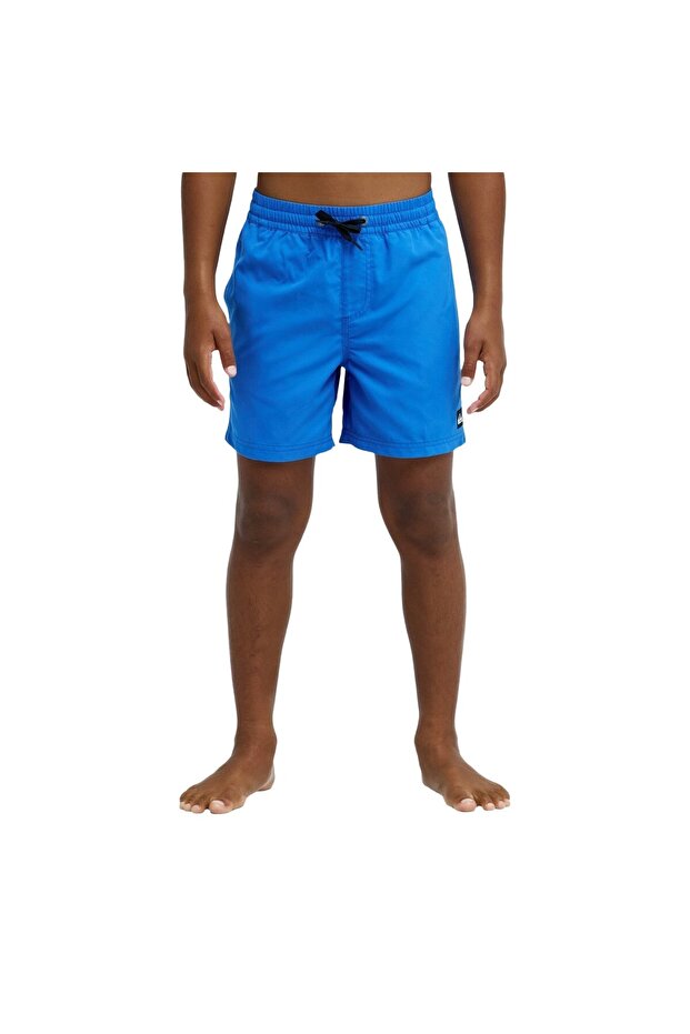 Evd Solid Boy's Blue Volley Short Boy's Volley Shorts Eqbjv03543