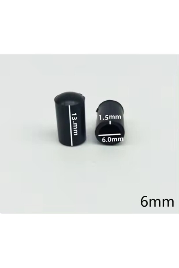 8 Pcs 6mm Round Rubber Chair Leg Pad 6-32mm Furniture Leg Table End Plug Pvc Silent Anti-Slip Floor