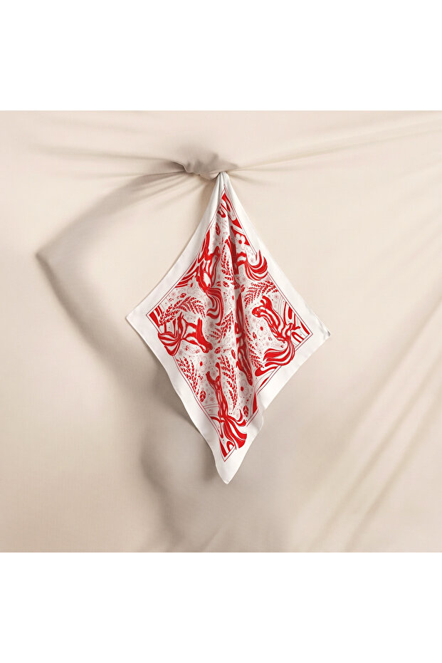 Squirrel Pattern Bandana 85X85