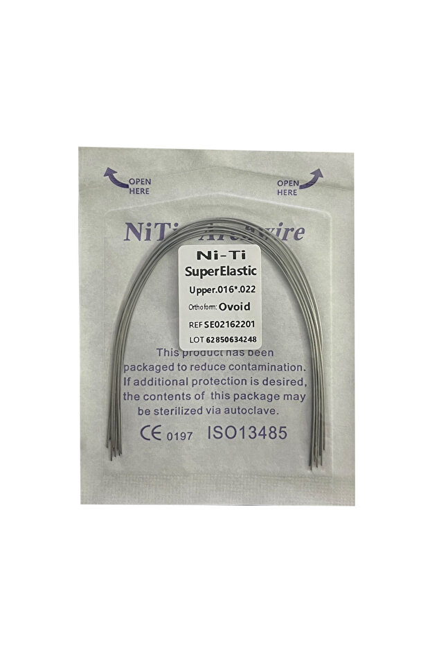 16x22 Upper 10pcs/Pack AG Dental Orthodontic Arch Wires NITI Round / Rectangular Oval Form Ortho Arc