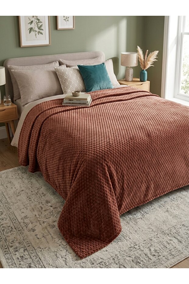 Double Soft Blanket 220X240 cm Boxed Luxury Embossed Soft Textured Blanket