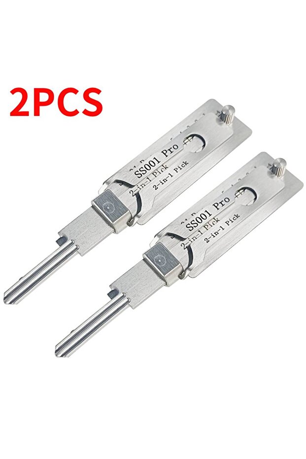 2PCS 1-5X Lockpicking Lock Decoder SS001 O-ring Pickup Kit Pick Locksmith Tools Key Decoder Precisio