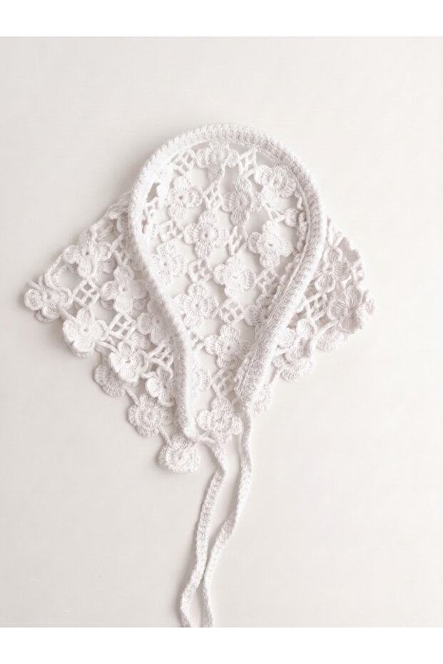 Bohemian Style Knitted Tie-Down Crown Bandana