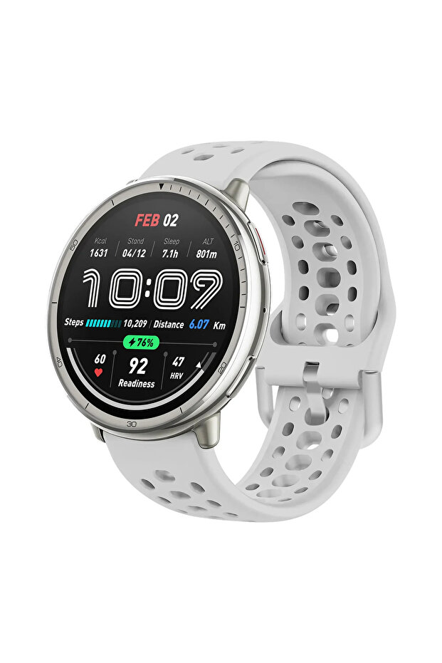 Amazfit Active 2 Light Gray Original Silicone Strap For Amazfit Active 2 Sports Breathable Bracelet