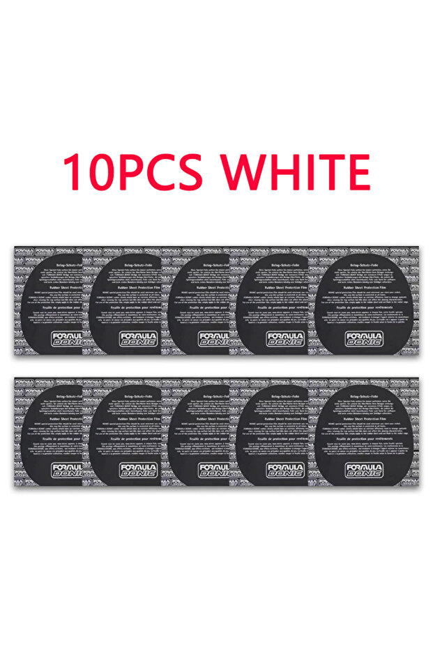 10PCS-WHITE Donic 5PCS Ping Pong Racket Protective Film Sticky Transparent Maintenance Table Tennis