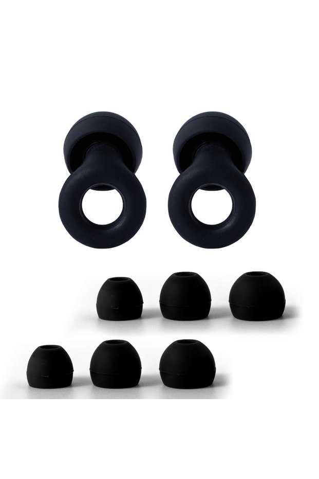 Blakc HUAK Ear Plugs- Stylish Certified Hearing Protection for Concerts & Festivals, Live Events, Mu