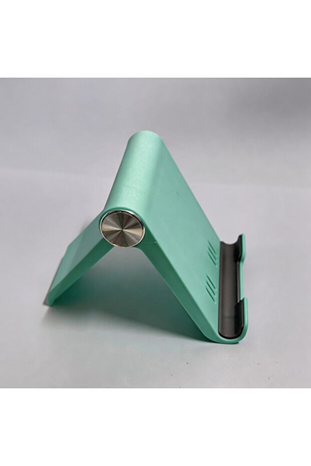 Green Multi-Angle Adjustable Phone Stand, Foldable Desktop Phone Holder, Universal Cell Phone Stand