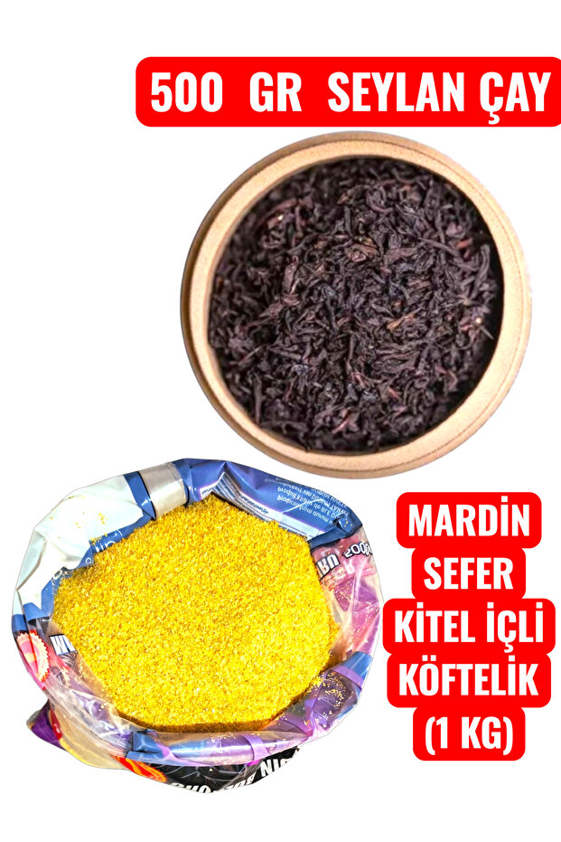 Seylan Loose Tea 500 Gr + Mardi̇n Filling for Köfteli̇k (1000 Gr)