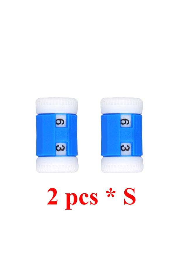 2pcs S 2/4pcs Knit Knitting Needles Row Counter Lines Number Calculator DIY Plastic Knitting Tool A
