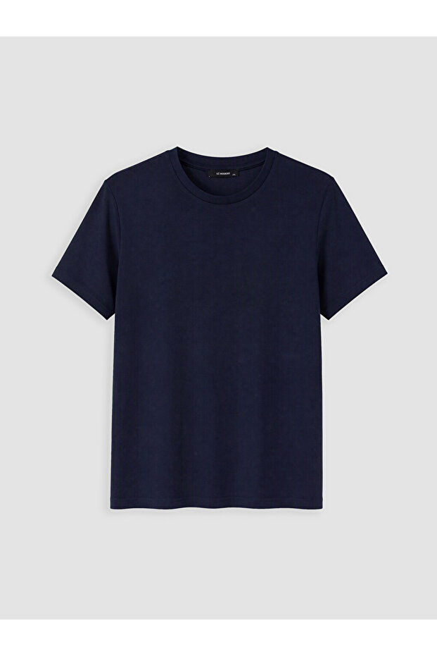 Navy Blue Large Size Soft Touch Women's T-Shirt