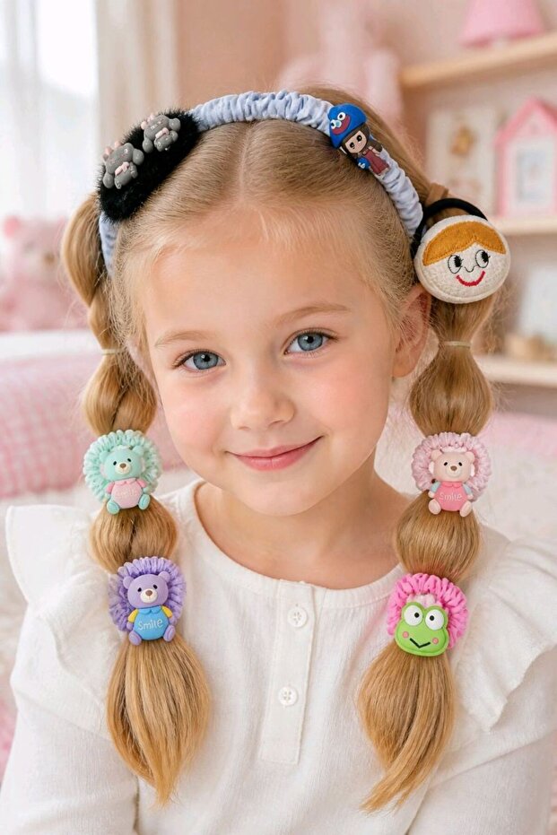 Seven Piece Children's Buckle Crown Set