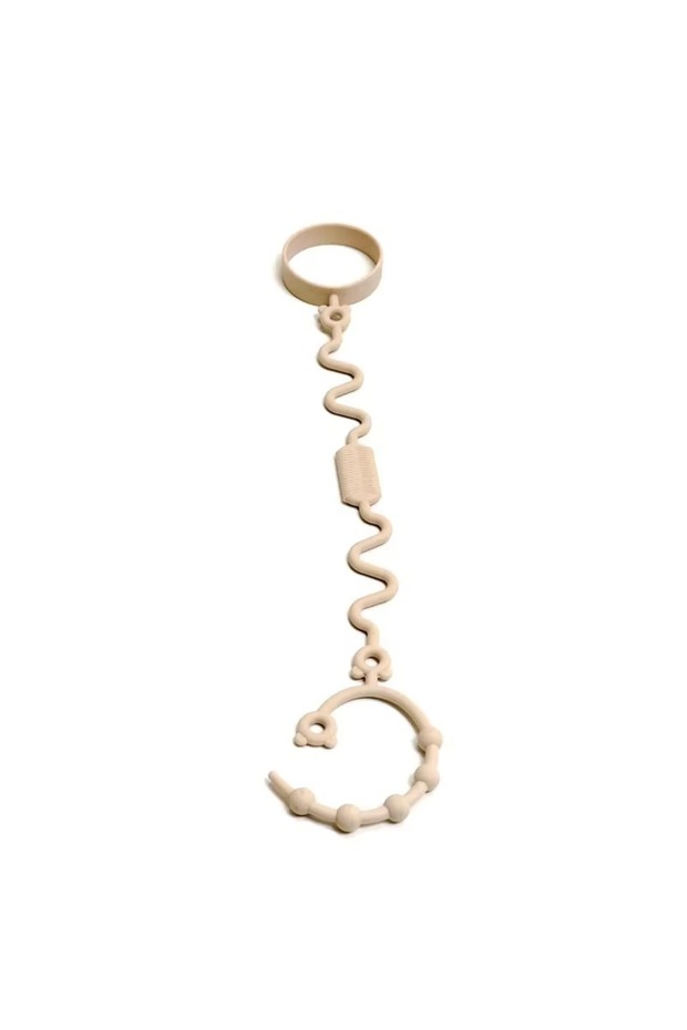 Beige Pieces Baby Silicone Bottle Drop Chain Pacifier Loss Prevention Rope Water Mug Drop Prevention