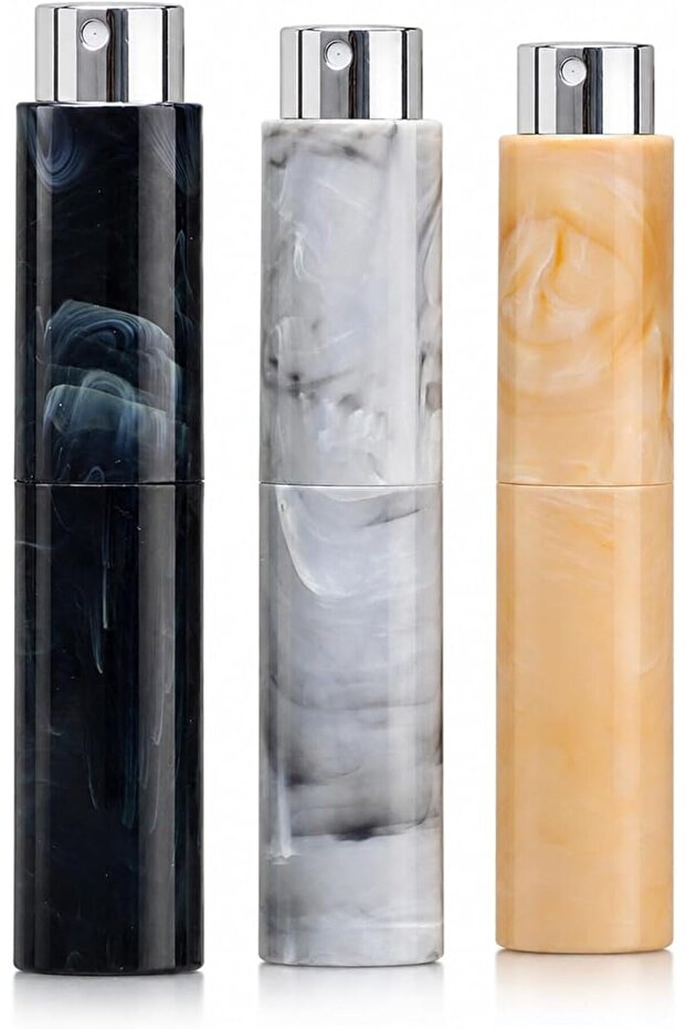 بخاخ عطر للسفر قابل لاعادة الملء بسعة 10 مل، زجاجة بخاخ رذاذ ناعم محمولة مع زجاجة داخلية زجاجية، حاو