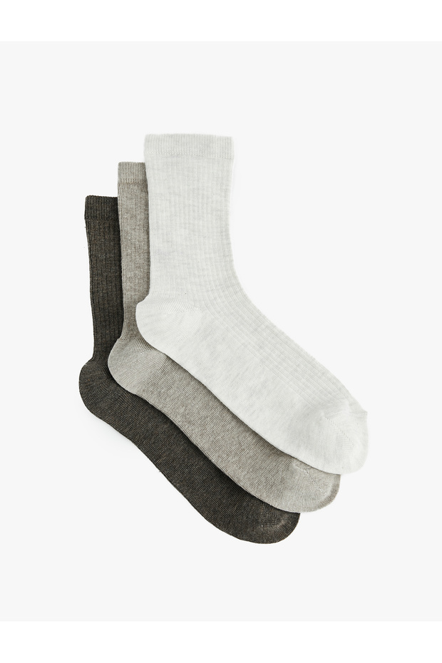 Cotton 3-Piece Sock Set