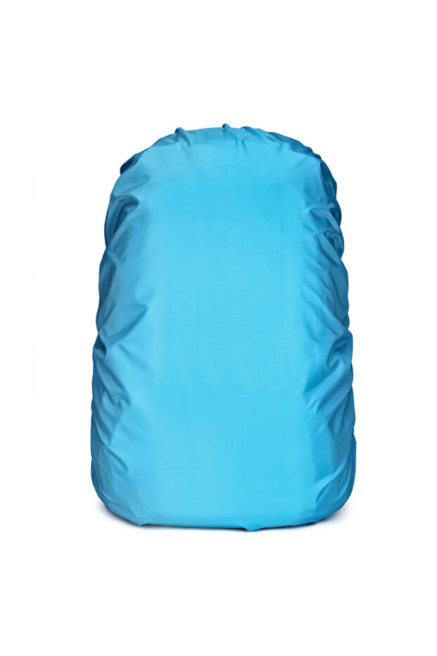 30 - 40L Lake blue Practical Backpack Rain Shield Waterproof Dustproof Sun-protected Bag Shield Outd