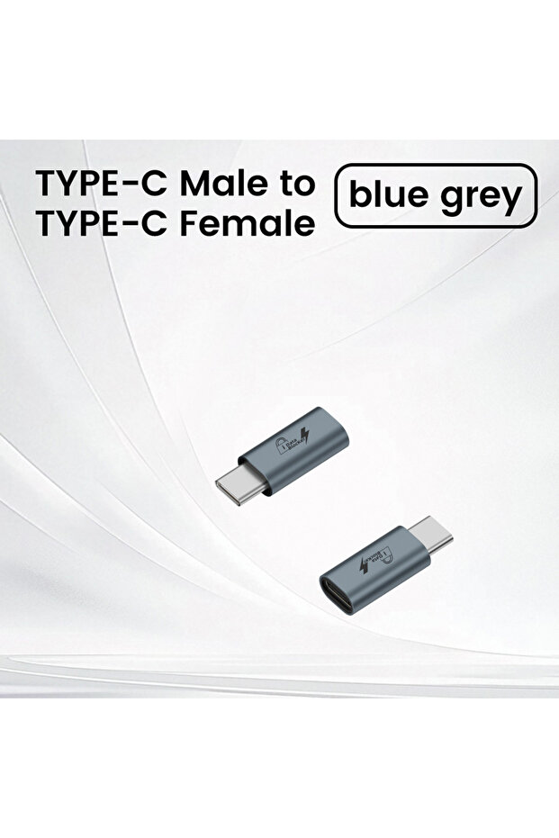 أزرق سي-سي محول USB A/C ذكر إلى USB A/C أنثى لحماية البيانات ومانع تسرب الخصوصية أثناء الشحن