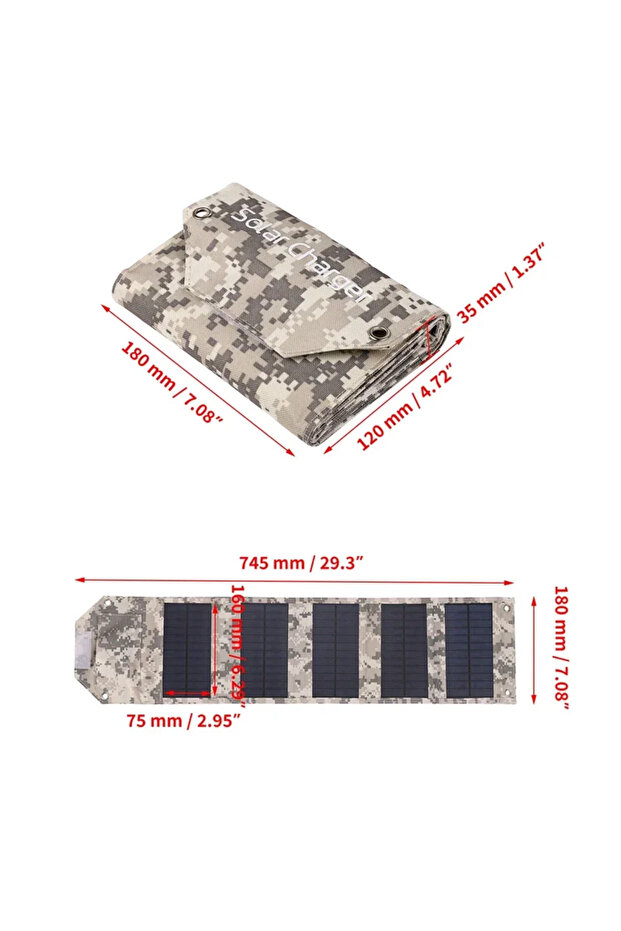 80W Camouflage 60W 80W 100W Foldable Solar Panel 5V USB Portable Folding Bag Battery Charger for Pho