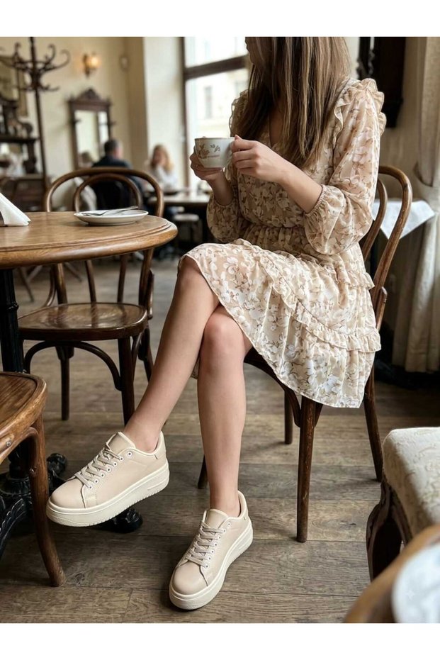 Windy Women's Casual Sneaker Shoes High-Top Sneakers Lace-Up Sports Shoes