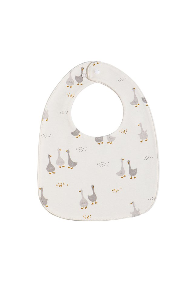 One Size Beige Duck INSULAR Baby Bibs Newborn Cotton Soft Saliva Towel Infant Feeding Cloth Muslin S