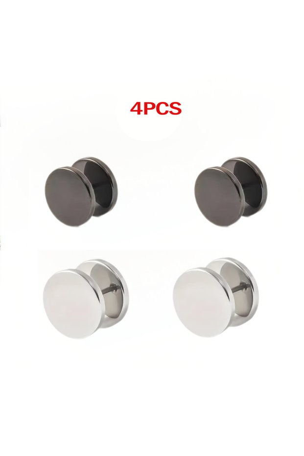 4pcs Mixed 2/4pcs Seamless Spiral Buckle Clip Cuff Fastener for Fashion Buttons on Sweaters Collars