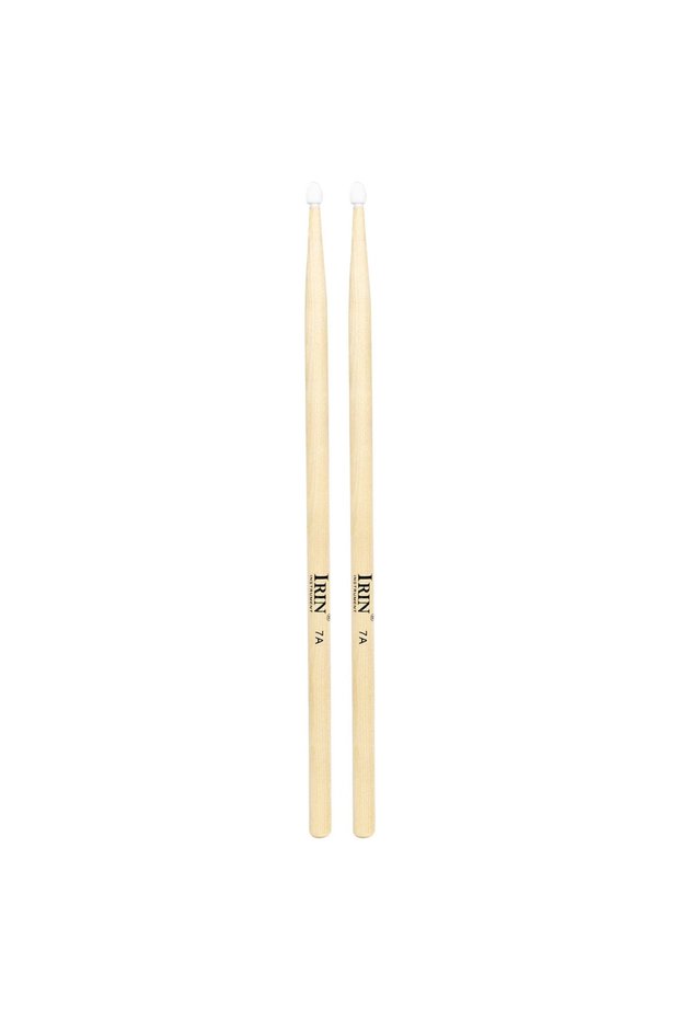 7A 1 pair IRIN 5A/7A DrumSticks Maple Classic Waterdrop Tip Nylon Drumstick Sticks-Ideal for Beginn