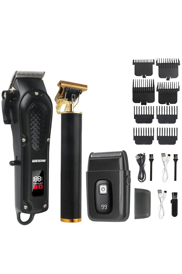 806-HW-THS T9 Vintage Men's Electric Hair Clipper Beard Trimmer/Rechargeable Hair Cutting Machine Wi