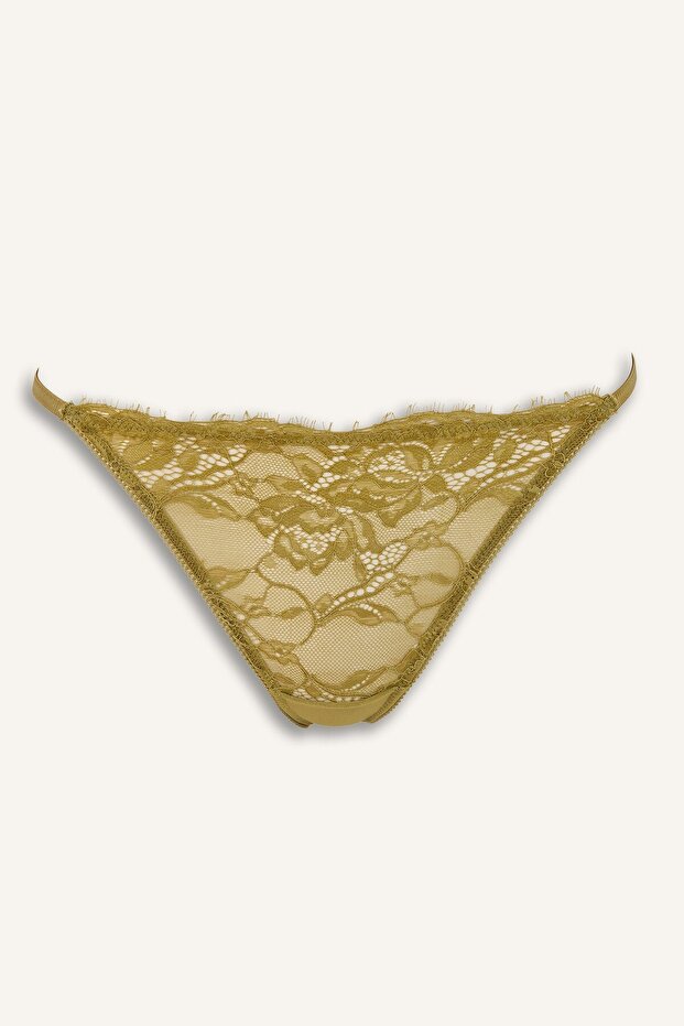 Floral Motif Transparent Lace Panties I3880Ax26Au