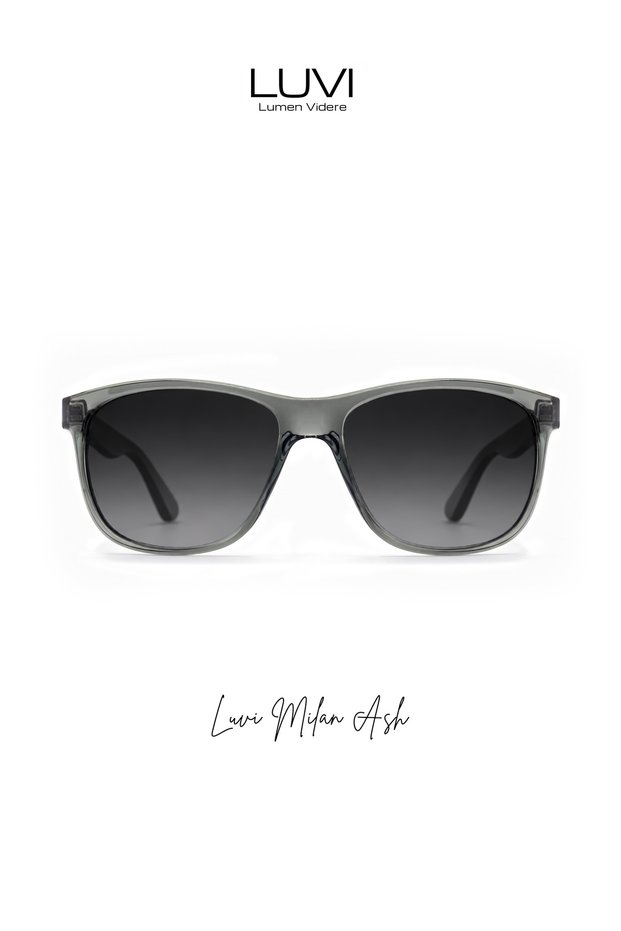 Luvi Milan Ash Uv400 Sunglasses – Choose Your Favorite Lens