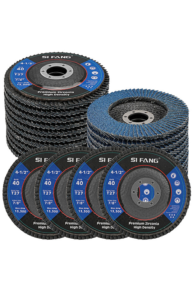 40 4.5inch 5pcs SIFANG 2/5/10pcs 115mm Flat Flap Discs Grinding Wheels Mini Angle Grinder Accessorie