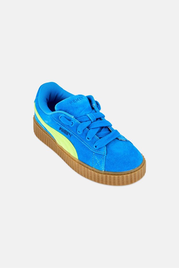x Fenty Kids Boy Creeper Phatty Lace Up Outdoor Shoes, Blue