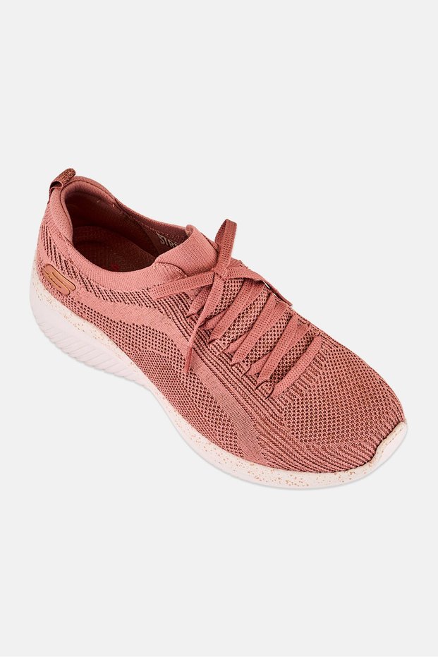 Women Ultra Flex 3,0 Lets Dance Lace Up Outdoor Shoes, Mauve