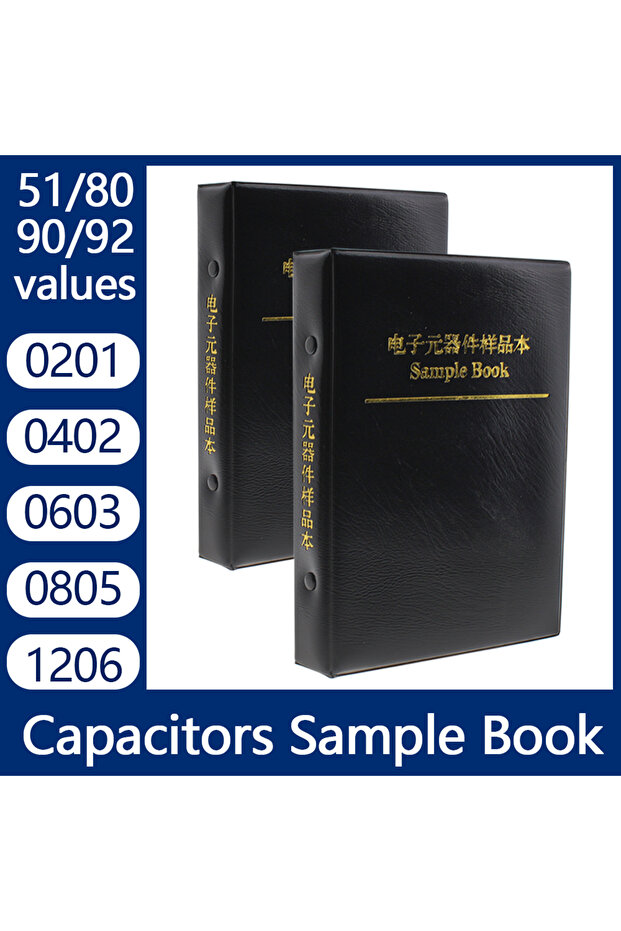 0603 90valuesX50pcs Capacitors Kit SMD Capacitor Sample Book 0201 0402 0603 0805 1206 Assortment Pac