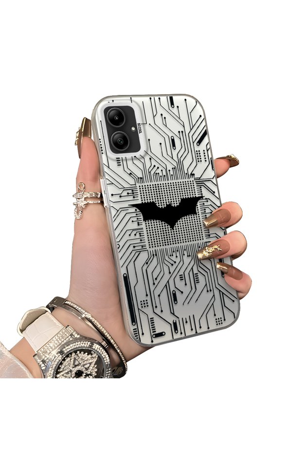 Samsung Galaxy A05 Compatible Hard Acrylic Back Silicone Edge Lens Protection Batman Case