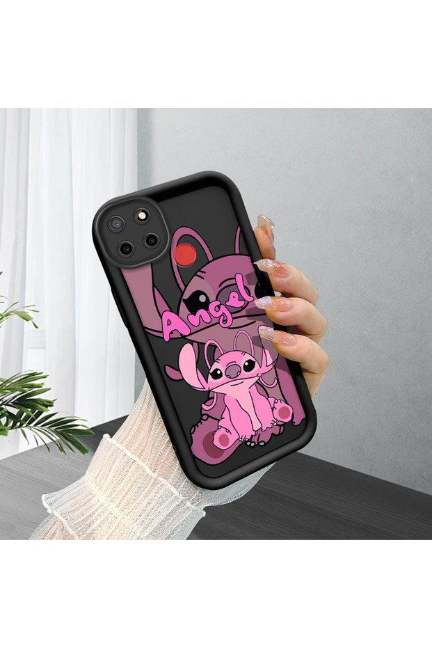 Realme C25/C25S Compatible Black Silicone Double Case Shockproof with Camera Protection