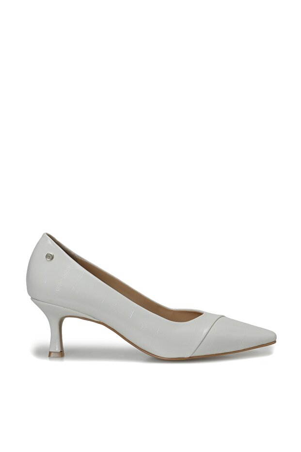 Eflora Beige Women's Heeled Shoes