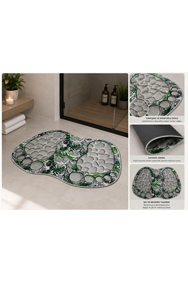Footprint Light Green Bathroom