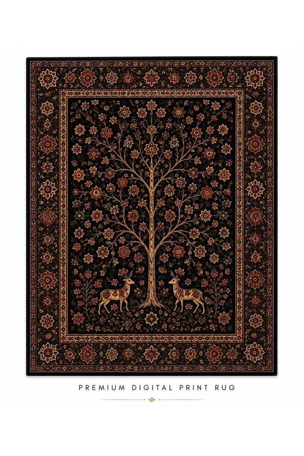 Eta Traditional Patterns Modern Woven Base Decorative Carpet Eta4134